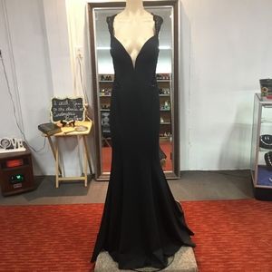 Sherri Hill Black Prom Dress.